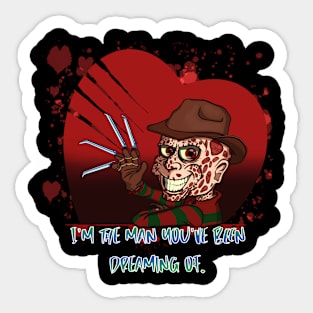 Horror Classics Feisty Freddie Sticker